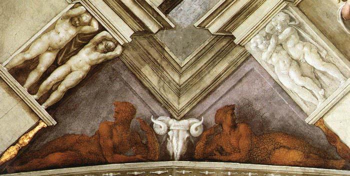 Michelangelo Buonarroti Bronze nudes china oil painting image